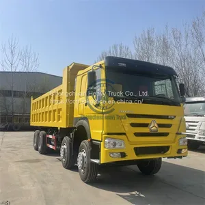 Used Howo Tipper Dump Truck Sino Truck 12 Wheeler RHD LHD 50tons 8x4 thumbnail-2