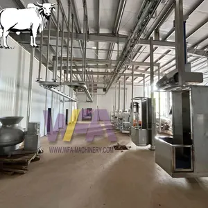Freely Design Complete Cow Slaughter Line Equipment of Turnkey Project Solution Cattle Abattoir Machine thumbnail-2