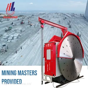 Hulong Machinery 2QYKZ Series High Efficiency Twin Blade Rock Rail Saw Natural Stone Cutting Machine for Granite Quarry thumbnail-1