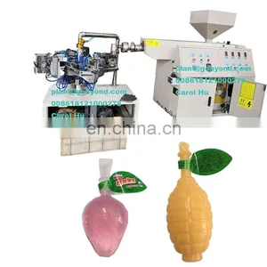 Genyond Factory High Speed Ice Pop Ice Lolly Soft Tube Animal Shape Plastic Bottle Rotary Blowing Forming Molding Machine thumbnail-1