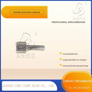 Zinc, Aluminum, Cadmium Sacrificial Anodes Anti-corrosion Material Good Stock thumbnail-3
