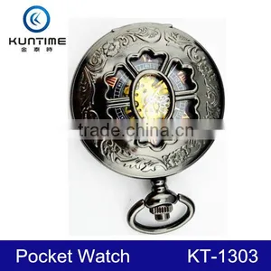 Mechanical Pocket Watch Skeleton Automatic Mechanical Watch thumbnail-1