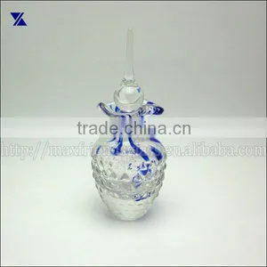 Hand Made Cased Glass Perfume Bottle Scent Bottle Reed Diffuser Glass Vase 60ml thumbnail-1