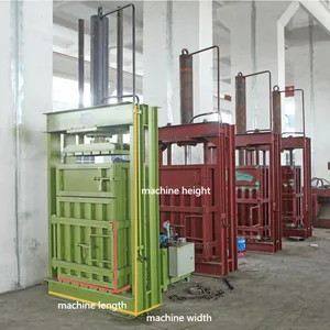 25Ton Vertical Baling Press Machine Carton Used Clothes Bundler thumbnail-1