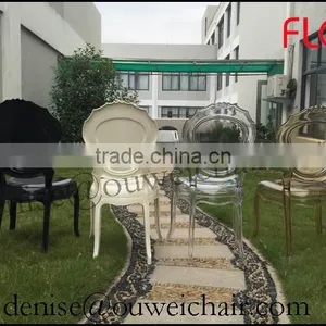 Modern Plastic Resin Dining Chair thumbnail-2