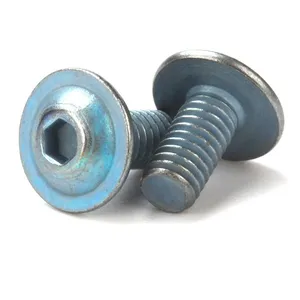 China Fastener ISO 7380 M3 M4 M5 M6 M8 304 Stainless Button Head Allen Bolt thumbnail-1