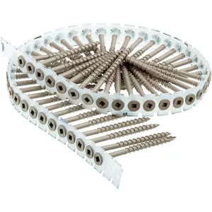 Factory Supply Collated Drywall Screws for Commercial Drywall Construction, Coarse Thread Black Phosphate Plastic Strip thumbnail-3