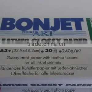 240 g A3 Leather Glossy Paper thumbnail-1