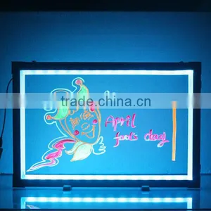 LED Transparent Fast Food Menu Board thumbnail-1