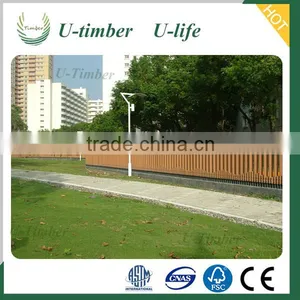 Water Resistance no Rotting WPC Partition Panels for Garden thumbnail-1