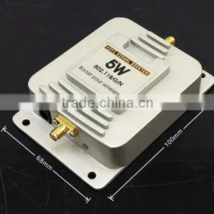 China Factory Price Wireless Extender, 2.4g 5w Indoor 2 km Cover Range Wifi Signal Booster thumbnail-3