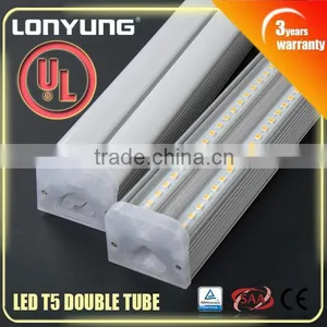 UL DLC T5 Double Integrated Connector Fitting 40w 36w 4ft Led Tube Light RA80 thumbnail-1