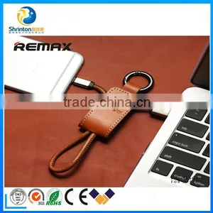 Hot Selling Remax Leather USB Cable for Iphone , Mini Iphone 6 Data Cable thumbnail-1