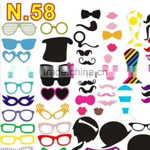 Birthday Wedding Party Favor Supplies Party Mask Photo Booth Props on a Stck Quality Choice thumbnail-3
