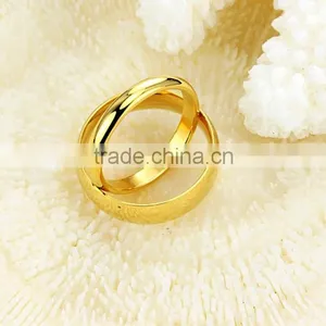New Design Yellow Diamond Couple Rings thumbnail-3