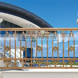 AJLY-801Powder Coating Anti-rust Aluminum Veranda Fencing/porch Fence/ Balcony Railing Made in China thumbnail-1
