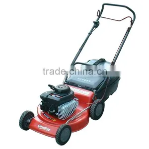 18" Hand Push Gasoline Lawn Mower Grass Cutter and Garden Tools (CJ18TZHQ35) thumbnail-1