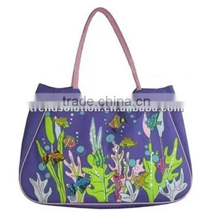 2015 Best Sell Customized Striped Beach Bag thumbnail-5