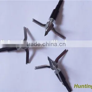Archery Broadheads 3 Rotary Blade Hunting Shooting Archery Bow Arrow Tips For Crossbow Compound Arrow thumbnail-6