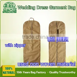 Zipper Wedding Garment Bag Cover / Suit Garment Bag Cover Foldable thumbnail-4