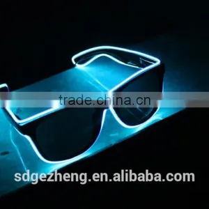 Wholesale el Wire Framed Colorful Glasses for Party Wedding in USA Market thumbnail-4