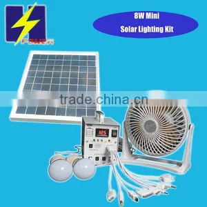 8w Led Mini Solar Light Kits for Africa thumbnail-5