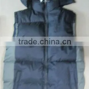 2013 New Mens Cheap Bubble Vest With Hood for Men thumbnail-1