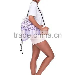 Brand New Hot Sale 3D Printed Aztec Gym Sack Drawstring Bag thumbnail-3