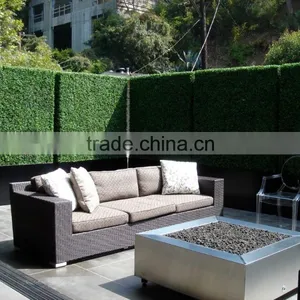 Artificial Plastic Boxwood Hedge Artificial Boxwood Wall Artificial Green Wall thumbnail-5