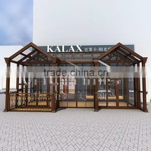 Pop up Elegant Design Aluminum Alloy Glass House Sunroom thumbnail-1