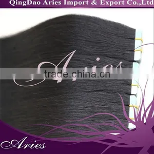 Factory Wholesale Raw Unprocessed Human Hair Extension Stick Tape Hair Extension thumbnail-3