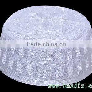 China Wholesale Embroidery Muslim Cap thumbnail-4