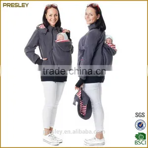 Presley Oem High Quality Casual Style Zipper Pregnant Hood Womens Hoodies thumbnail-4