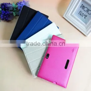 7 Inch Quad Core Android 4.4 Tablet PC With Bluetooth Two Camera Q88 With Lether Case A33 thumbnail-1
