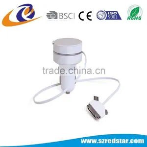 USB Adaptor Box Set 3 in 1 Charging Cable Car Charger thumbnail-1
