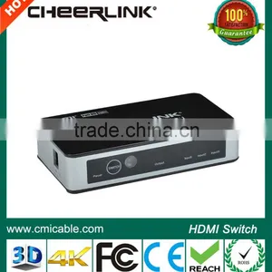 3x1 3-port Hdmi Auto Switch Pigtail Switcher 1080p With 1.5ft Hdmi Cable Support 3d thumbnail-1