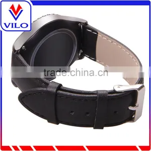 Genuine Leather Watch Strap Band Waterproof Leather Watch Strap for Samsung thumbnail-2
