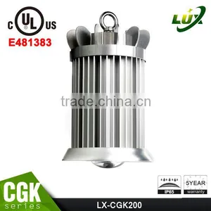Meanwell Driver Free Lighting Design 2016 CE Rohs Approved Copper Heat Pipe Design 5 Years Warranty 200W LED High Bay Lamps thumbnail-3