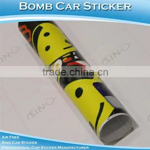 Supreme 1.52x30m Graffiti Stickerbomb Vinyl Cheap Car Wrap Cost thumbnail-2