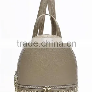 2016 Fashion Genuine Leather Backpack for Ladies thumbnail-1