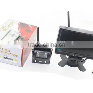 Wireless Car Rearview Waterproof Camera Back up Night Vision Camera Wireless Truck Rearview Camera,7 Inch TFT LCD M thumbnail-4