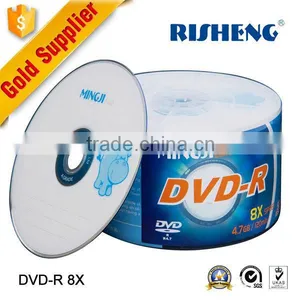 RISENG 8x 4.7GB 120MINs Blank Dvd 4.7gb Shrink Bulk/blank Dvd r Disc on Sale/offset Printing Dvd Spindle thumbnail-1