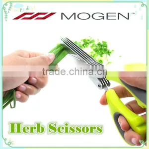 Herb Scissors With 5 Stainless Steel Blades Super Sharp Scissors With Anti-Slip Silicone Coated thumbnail-1