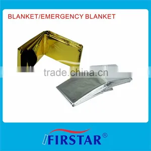 Aluminized Non-stretch Polyester Gold Emergency Blanket thumbnail-2