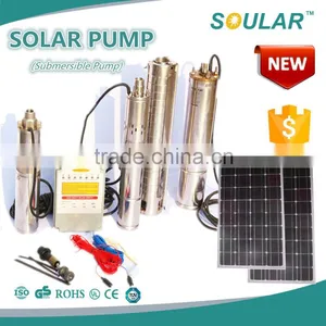 Best Submersible Solar Pump Price ( 210w-1.8m3/hr -80m ) Quality Choice thumbnail-1