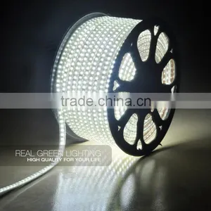 220V SMD5050 Ultra Bright White LED Strip Light thumbnail-1