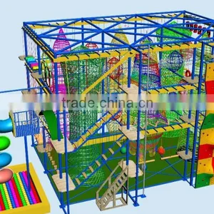 2016 New Outdoor Playground Equipment High Ropes Course Adventure Quality Choice thumbnail-2