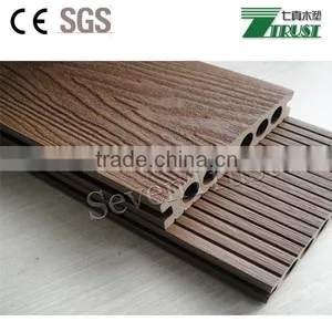Uv-rresistant Outdoor Co-extrusion Wpc Decking/ Factory of Recycled Material Waterproof thumbnail-5