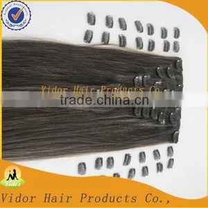 Hot! Full Cuticle Wholesale Virgin Brazilian Clip In Hair Extensions thumbnail-1