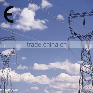 Galvanized Steel Power Transmission Line Tower thumbnail-1